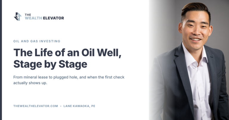 The Life of an Oil Well, Stage by Stage cover with Lane Kawaoka